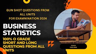 Business statistics  Most important questions from examination 2024  semester3  ou [upl. by Moriarty]