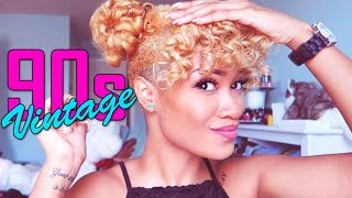 Curly Hair Tutorial  90s Inspired Hair  Bri Hall [upl. by Zumwalt]