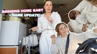 bringing baby home from the nicu  name update [upl. by Issor]