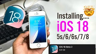 How To Update iOS 18 in iPhone 6  How To Update iOS 18 in iPhone 6  6 Plus  78  install iOS 18 [upl. by Livvyy771]