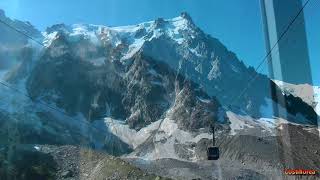 Aiguille du Midi  Mont Blanc  Chamonix France part1 Traveltourscalatoriicircuite turistice [upl. by Arikehs]