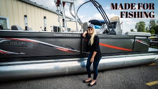 The ONE Pontoon Made for Fishing  Angler Qwest Pontoons [upl. by Caylor]