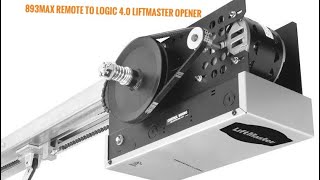 Programming 893MAX remote to Liftmaster 40 logic board [upl. by Radmen]