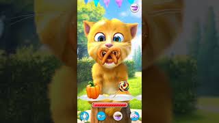 talking ginger eating resols 🍌🍉🥝🍎🍒 funny ginger [upl. by Ziza]