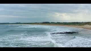 Embleton Bay Dunstanburgh Castle Northumberland [upl. by Adelind218]