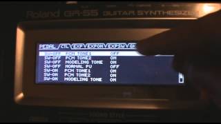 Roland GR55 CTL amp Expression Pedal Setup [upl. by Lahcsap]