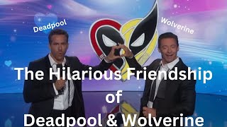 Superhero Shenanigans Deadpool amp Wolverine’s Friendship ryanreynolds hughjackman deadpool [upl. by Orv613]