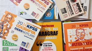 KPSS 2024 KAYNAK KİTAP ÖNERİLERİ [upl. by Kubetz]