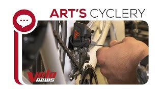 Ask a Mechanic Adjusting 6870 and 9070 Di2 Front Derailleurs [upl. by Yekcor]