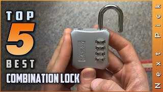 Top 5 Best Combination Lock Review in 2023 [upl. by Anaib]