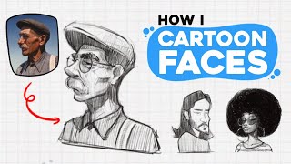 How to Draw Cartoon People from Reference [upl. by Mehs]