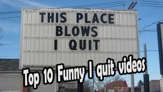 Top 10 funniest ways people have quit their jobs quit job like a boss quitting job on camera [upl. by Helban]