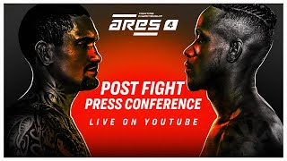 ARES 4 POST FIGHT PRESS CONFERENCE [upl. by Rairb]