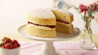 Victoria Sponge Cake Recipe with Jo Pratt  Betty Crocker™ [upl. by Leoline107]