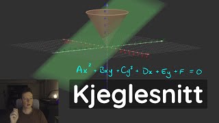 Kjeglesnitt intro TMA4105 Matematikk 2 NTNU [upl. by Retepnhoj]