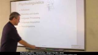 PSY101  Psycholinguistics  An Overview [upl. by Gnay939]