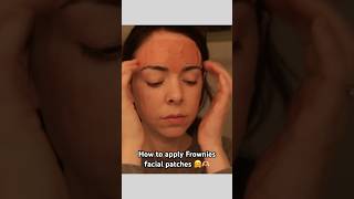 How to apply Frownies facial patches ☺️🫶🏻🫶🏻🫶🏻 [upl. by Cerallua425]