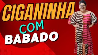 COMO FAZER VESTIDO CIGANINHA COM BABADO  COSTURA PARA INICIANTE  APRENDENDO COSTURAR COM K BARINI [upl. by Dorin413]