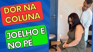 DOR NA COLUNA JOELHO E PÉ  TRATAMENTO [upl. by Eniamreg146]