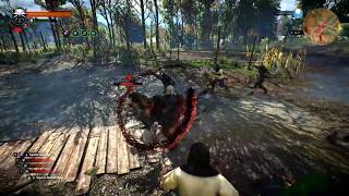 The Witcher 3 Longest Continuous Whirl  Awesome Blood Trails [upl. by Aisyat]