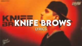 Knife brows  visualizer  Dhanda Nyoliwala  lyrical music video [upl. by Daryle778]