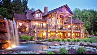 Most Luxurious Log Cabins In America [upl. by Arved]