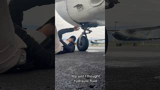 HYDRAULIC FLUID why aviation airplane mechanic pilotlife [upl. by Dacey]