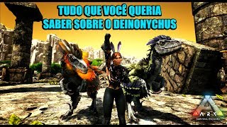 Tudo Sobre o Deinonychus  Ark Survival Evolved PT BR [upl. by Llahsram]