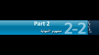 مفهوم النهاية  الجزء 2 التمثيل البياني  صف 12 متقدم [upl. by Zohara]