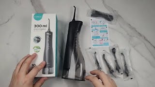 COSLUS Portable Water Flosser Deep Clean Your Teeth with Ease [upl. by Yeldarb348]