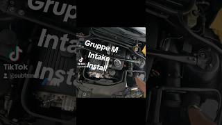 Gruppe M intake install on the E46 M3 shorts GruppeM [upl. by Ynoep]