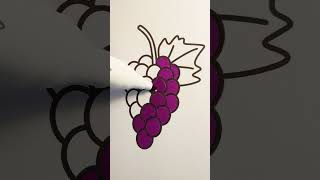 Color with me I Grape I Relaxing I Satisfying I I Coloring I Color Your Time [upl. by Noedig]