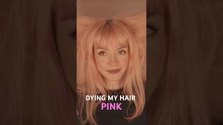 DYING MY HAIR PINK bleachlondon pinkhair gobbypink dyemyhairpink pinkhairtutorial pinkdye [upl. by Eikciv]