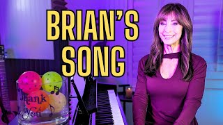 Brians Song The Hands of Time  Piano Cover by Tracy Harris Bird Yamaha CSP 170 [upl. by Virge]