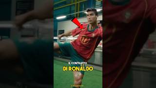 Il contratto a vita di Ronaldo 💵calcio shortsvideo curiosità cristianoronaldo cr7 [upl. by Monreal]