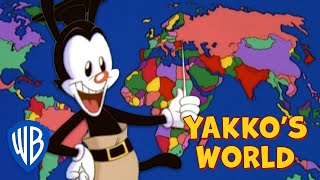 Animaniacs SINGALONG 🎤  Yakko’s World  WB Kids [upl. by Wsan]