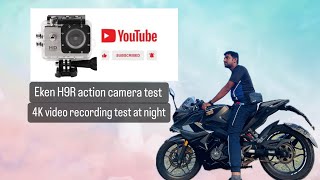 EKEN H9R ACTION CAMERA TEST [upl. by Odnumyar598]