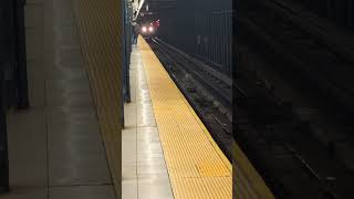 NYC  🚊 Penn Station  Subway  train approaching the station [upl. by Lihcox649]