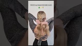 🎄COIFFURE TRESSE vs CHIGNON DE FETES 2023🎄 coiffure coiffurefacile chignon updo hairstyle [upl. by Walcott913]