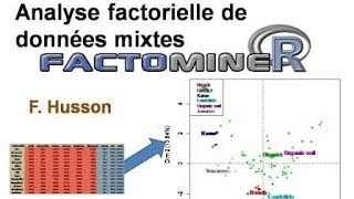 Analyse factorielle de données mixtes avec FactoMineR [upl. by Johppah]