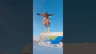 How Mikkel Brusletto Kaupang 🤯 ski freeskiing freeskiculture [upl. by Loralee]