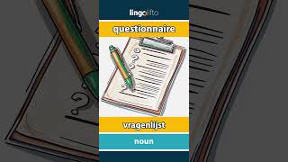 🇬🇧🇳🇱 questionnaire  vragenlijst  learn English  laten we Engels leren [upl. by Nauqal]