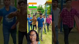 America versus India ladai🤣🤣 funny comedy [upl. by Laerdna]