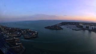 Spinnaker Tower Timelapse Portsmouth Harbour [upl. by Terraj]