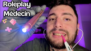 ASMR Fr  Roleplay Médecin 👨🏻‍⚕️ [upl. by Lattie]