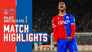 Eze and Olise SCREAMERS  Crystal Palace 32 Sheffield United  Premier League Highlights [upl. by Anstus587]