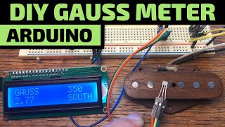 ✅DIY Gauss Meter with Arduino to Check a Pickups Magnet Strength [upl. by Ransell]