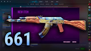 661 AK47 CASE HARDENED TRADEUP CS2 [upl. by Tinaret]