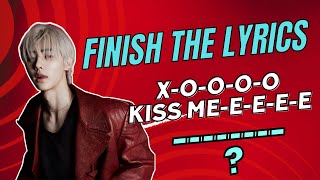 FINISH THE LYRICS KPOP SONGS  POPULAR SONGS KPOP QUIZ [upl. by Obediah]