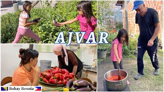 Nanin domaći recept za ajvar  Homemade Ajvar Recipe of Nana  English sub [upl. by Bettye]